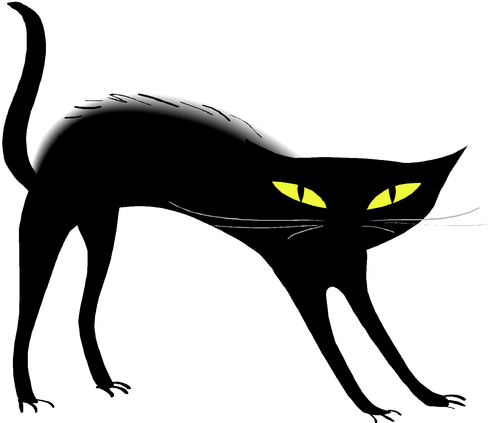 Download Black Cat HQ PNG Image | FreePNGImg