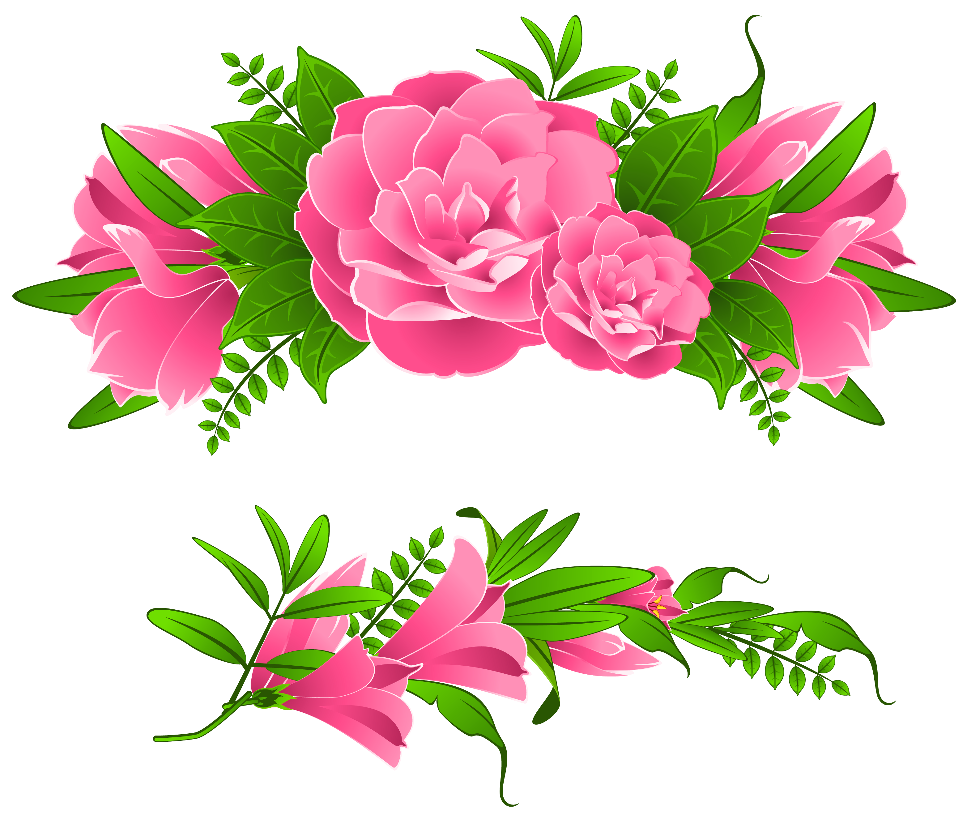 Download Flowers Borders Free Png Image HQ PNG Image | FreePNGImg