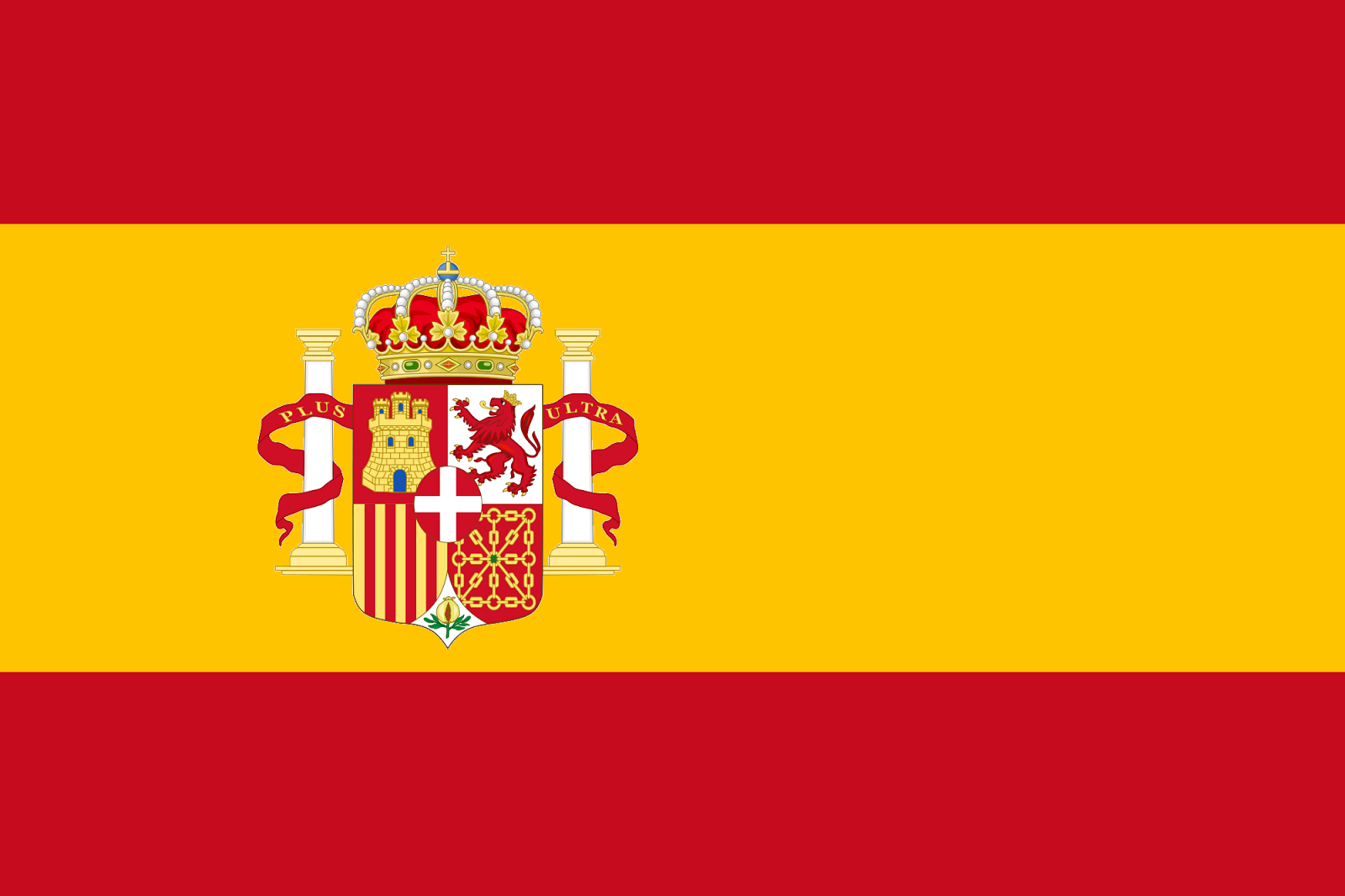 Coloring Page Of Spain Flag Worksheet