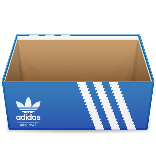 Box Material Adidas Brand Shoebox Open PNG Image