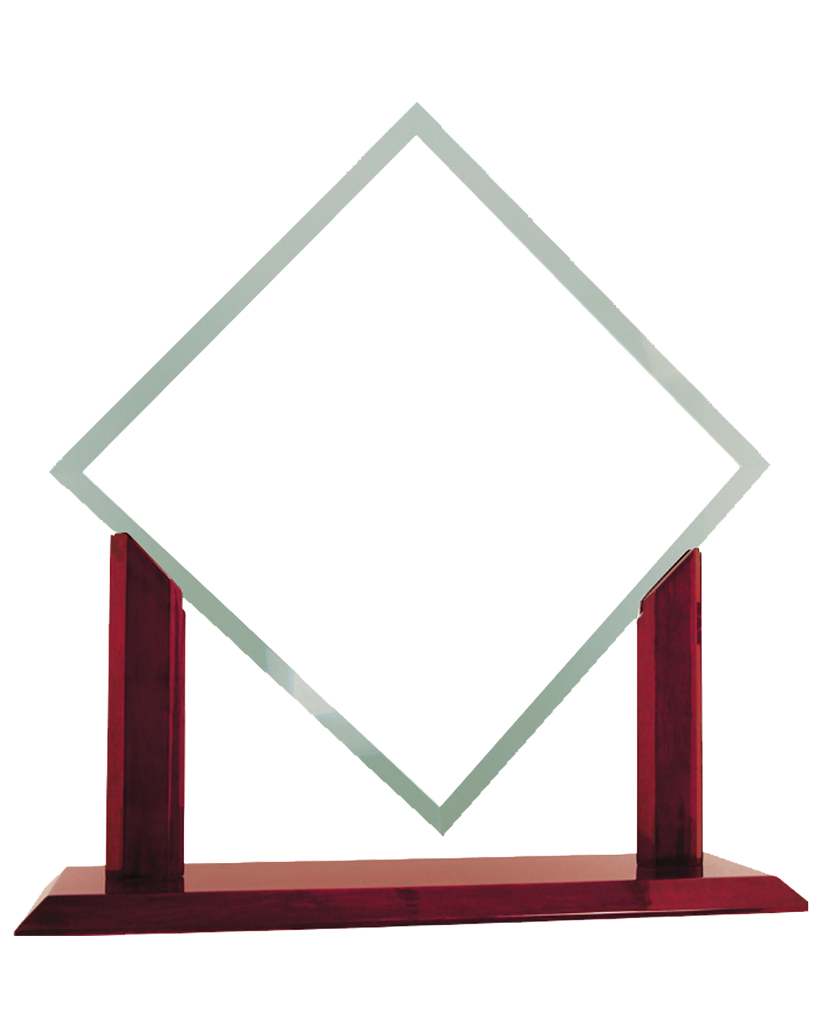 Glass Award Transparent Background PNG Image