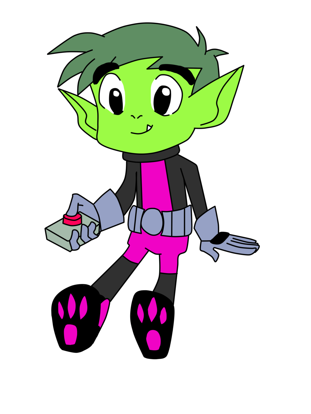 Beast Boy Clipart PNG Image