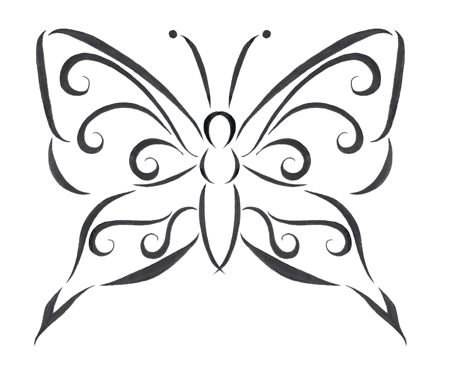 Butterfly Tattoo Designs Transparent PNG Image