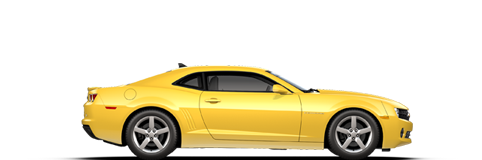 Yellow Camaro File PNG Image