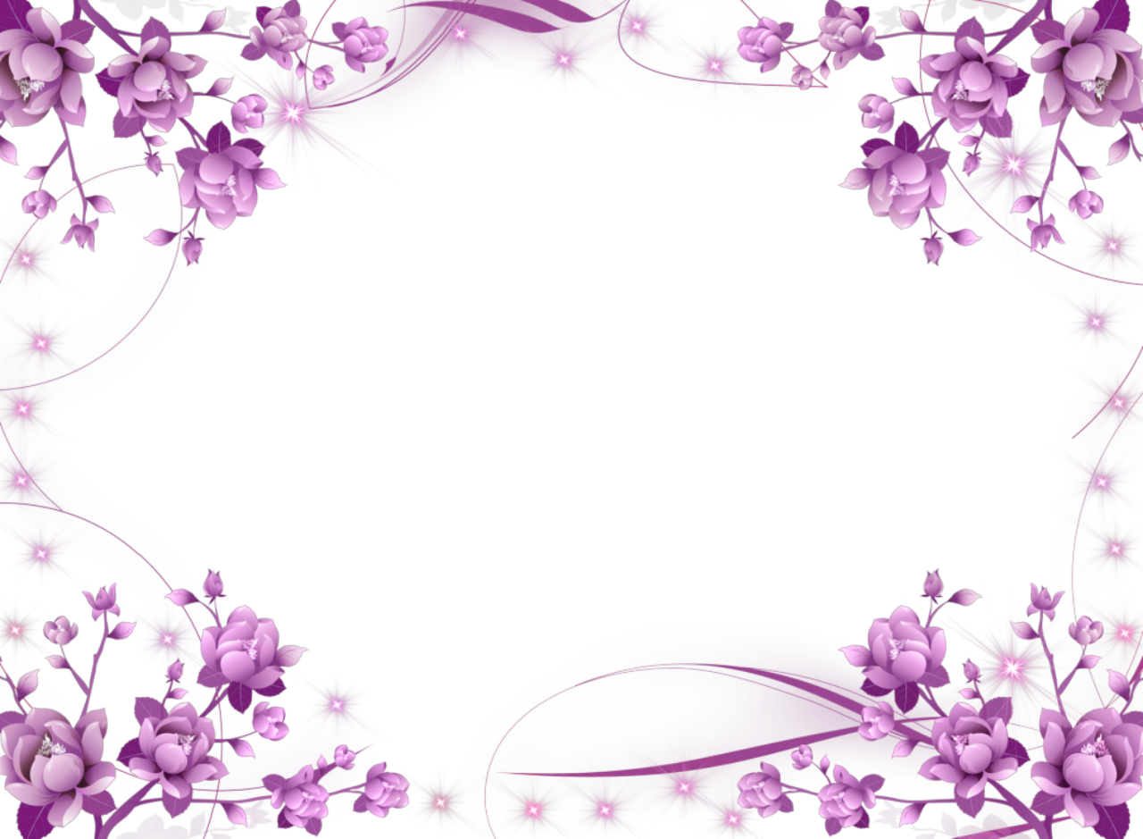 Purple Border Frame Hd PNG Image