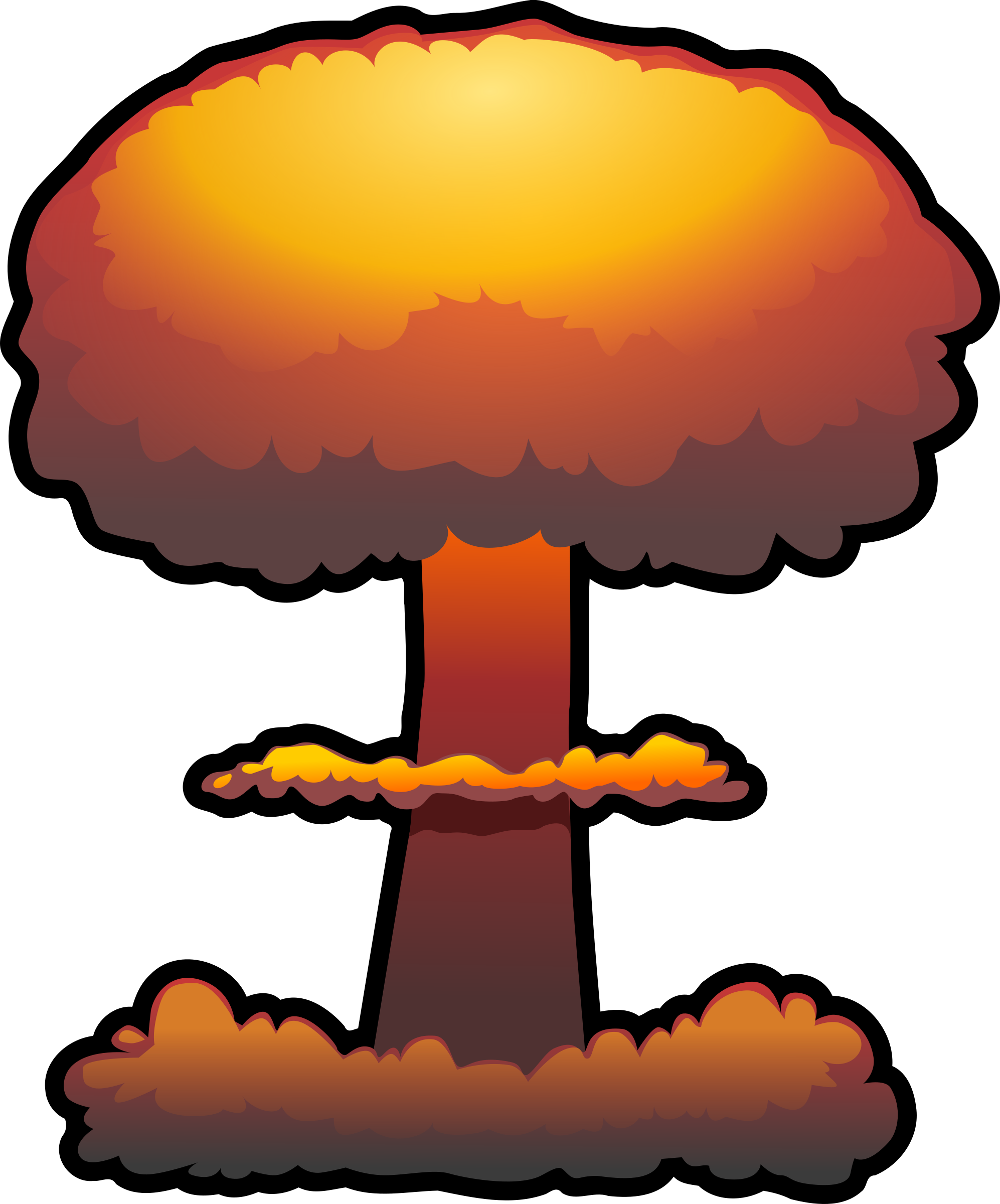 Atomic Explosion Photo PNG Image