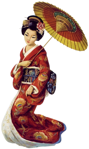 Geisha Png Clipart PNG Image