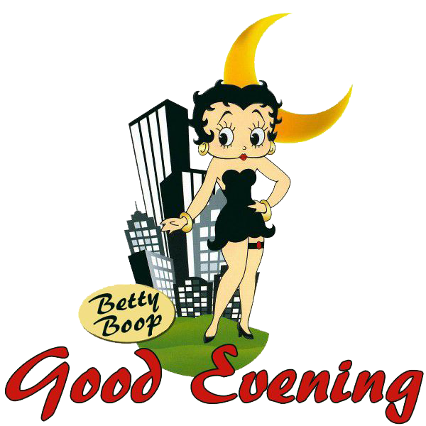 Good Evening Clipart PNG Image