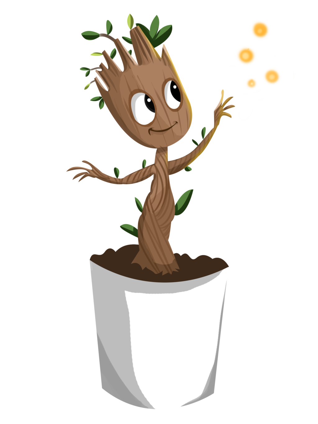 Baby Groot Clipart PNG Image