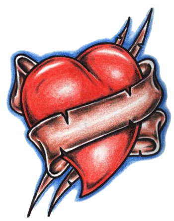 Heart Tattoos Png Picture PNG Image