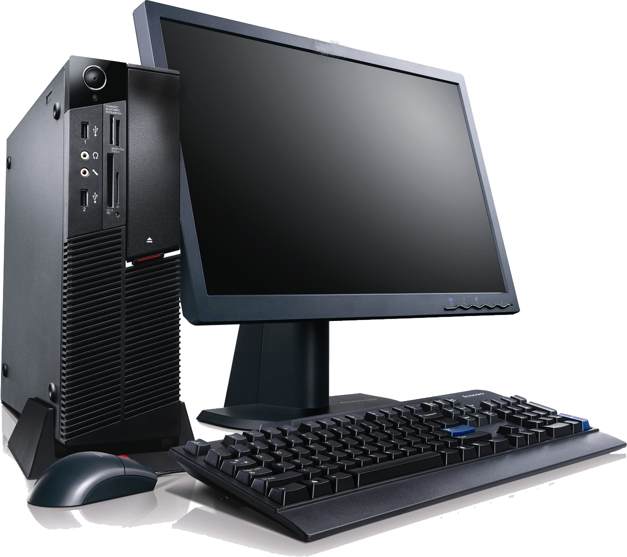 Lenovo Desktop Computer PNG Image