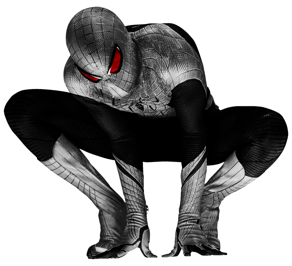 Spiderman Black PNG Image