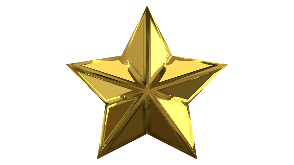 Vector Star Gold Free Transparent Image HD PNG Image