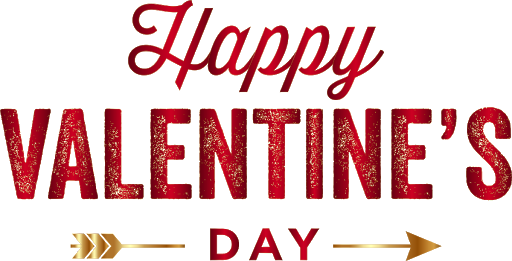 Text Valentines Day Red PNG File HD PNG Image
