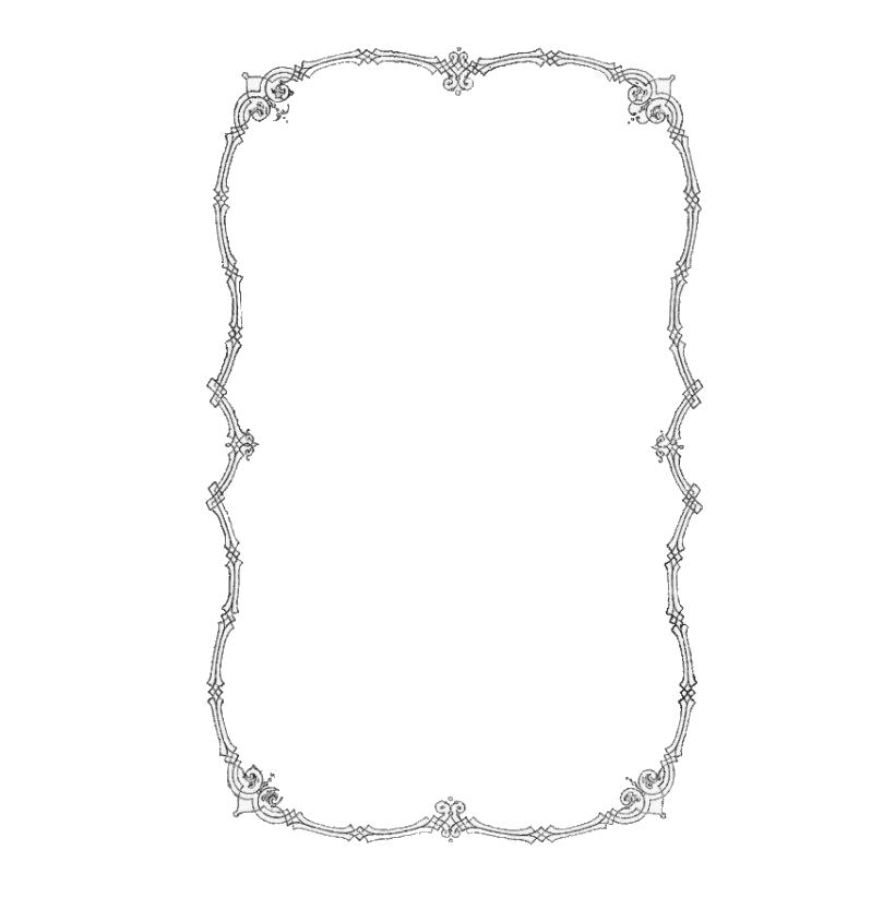 silver wedding border