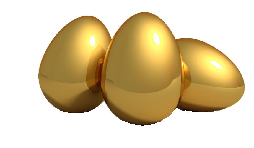 Golden Easter Egg PNG Transparent Images Free Download