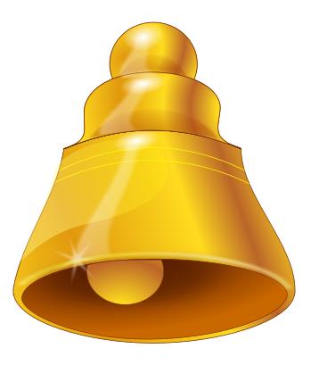Bell PNG transparent image download, size: 1500x1527px