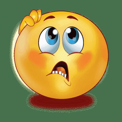 Question Confused Thinking Vector Hd Images, Confounded Emoji Sad Confused  Think, Eps, Face, Feeling PNG Image For Free Download