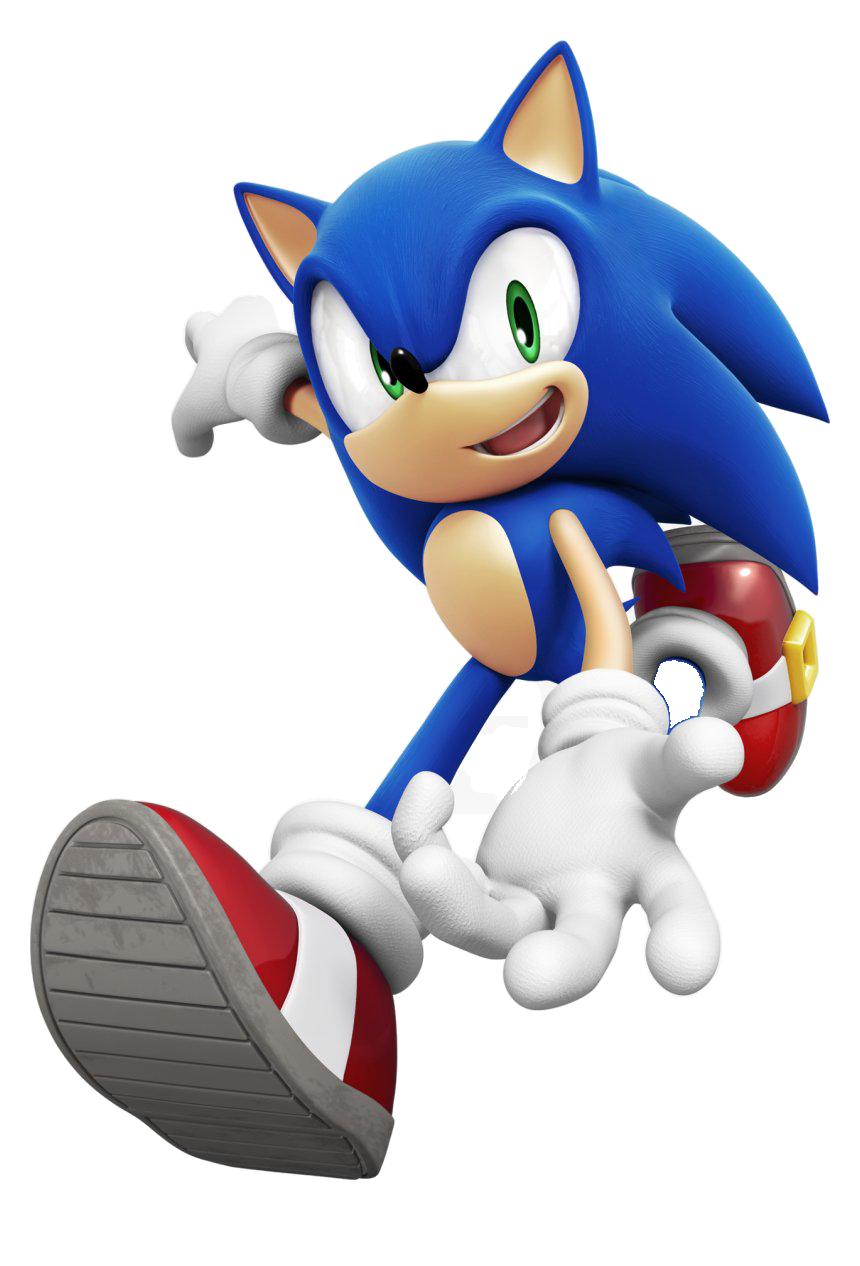 Sonic the Hedgehog transparent image download, size: 3200x4000px