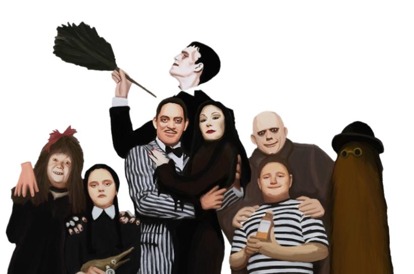 addams family wallpaper