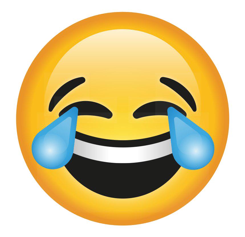 laughing emoji transparent background