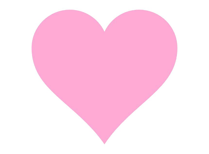 cartoon pink heart