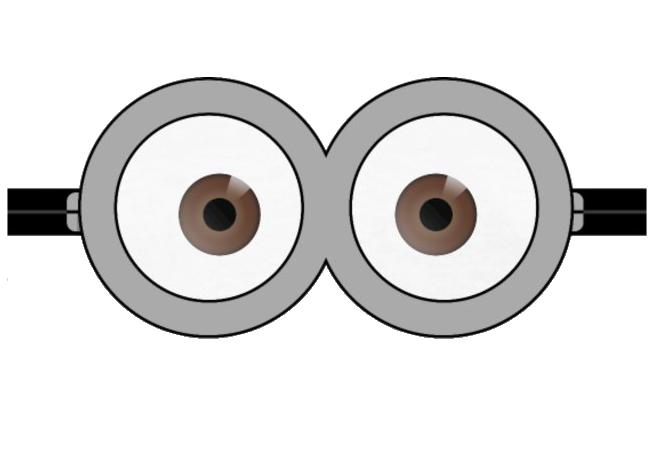 minion goggles clipart