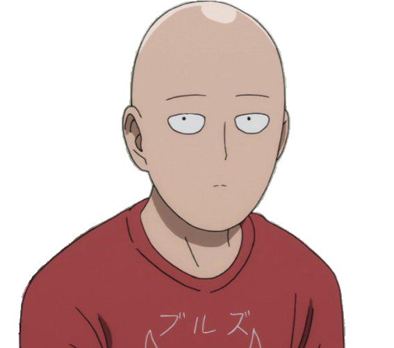 Smug Saitama Smug Anime Face Know Your Meme - One Punch Man Eyebrows Gif,  png, transparent png