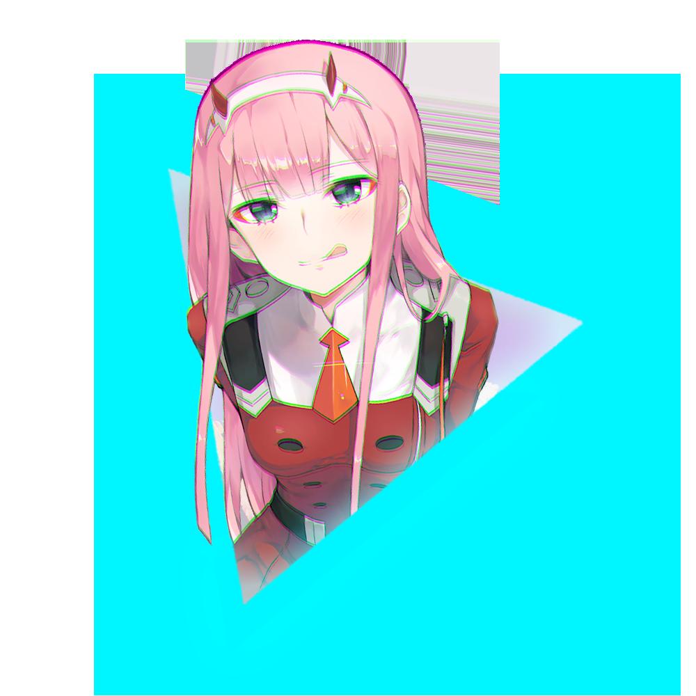 Download Zero Two, cartoon character from the sci-fi anime Darling in the  Franxx