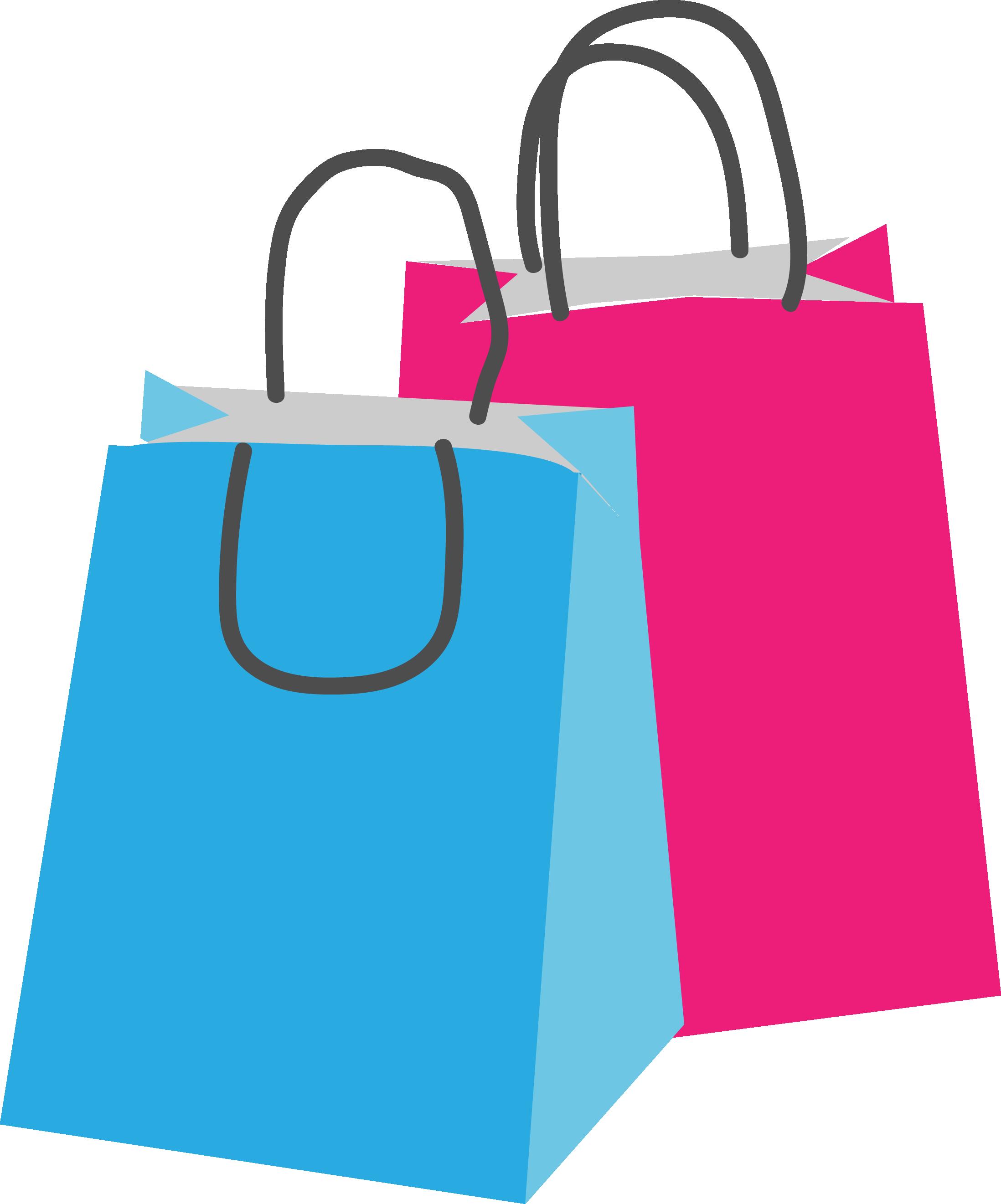 Cartoon Shopping Bag Clipart Transparent Background, Two Cartoon Shopping  Bags, Shopping Bag Clipart, Shopping Bags, Bags PNG Image For Free Download