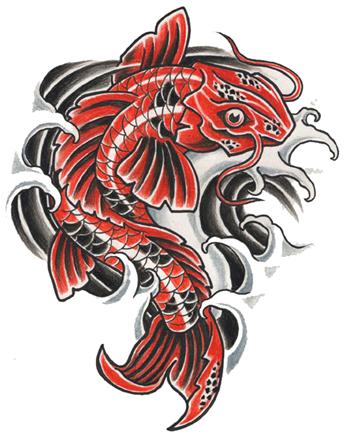 koi fish tattoo wallpaper