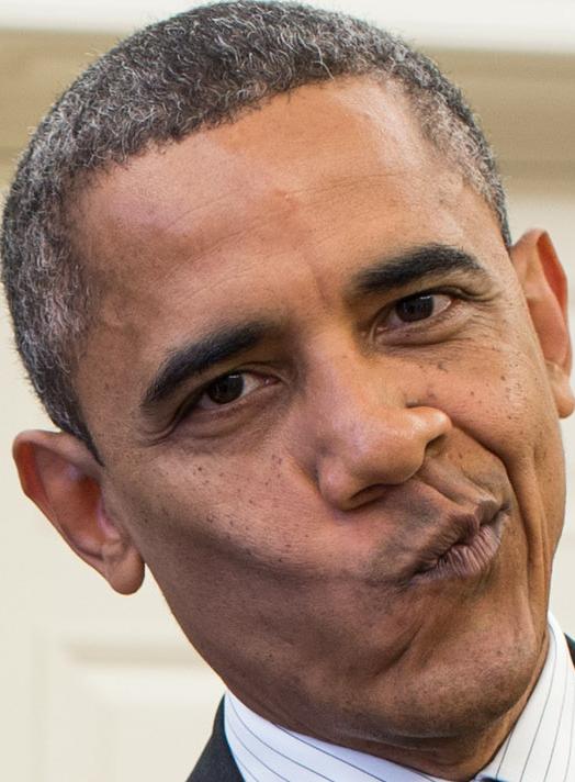 Download Barack Funny Face Obama Free PNG HQ HQ PNG Image | FreePNGImg