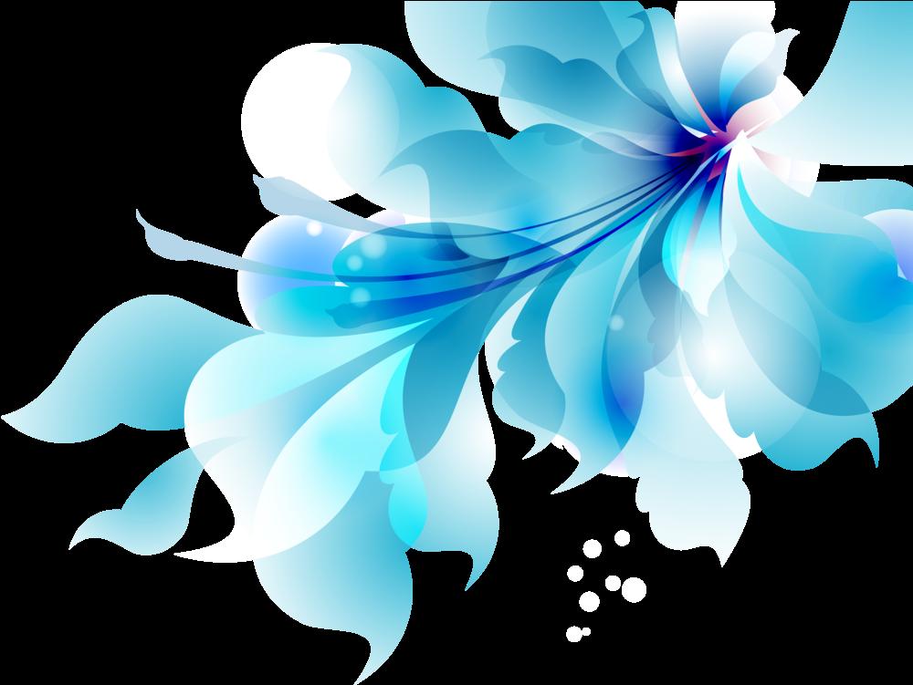 Blue Flower PNG Transparent Images Free Download, Vector Files