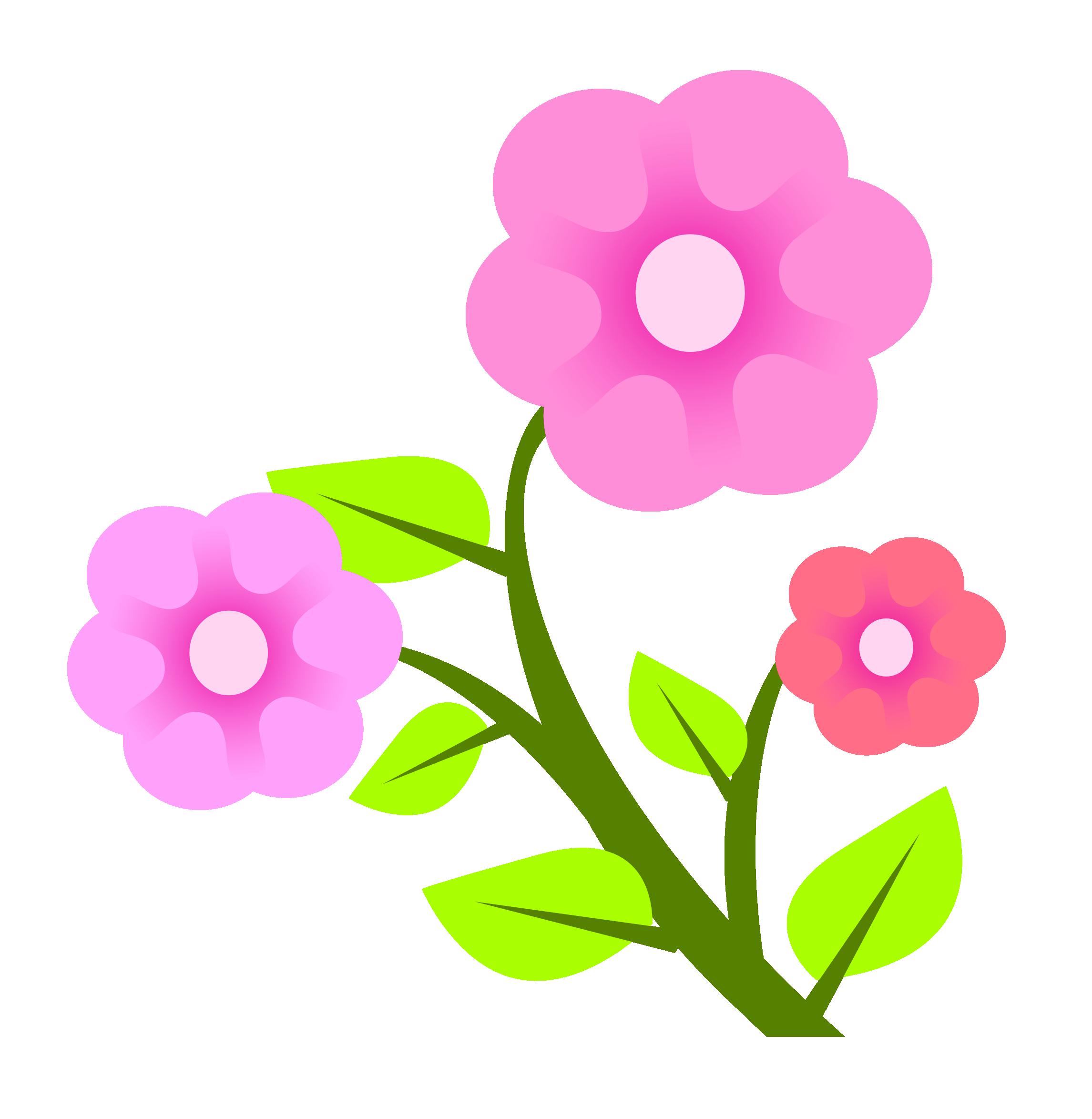 pink flower vector