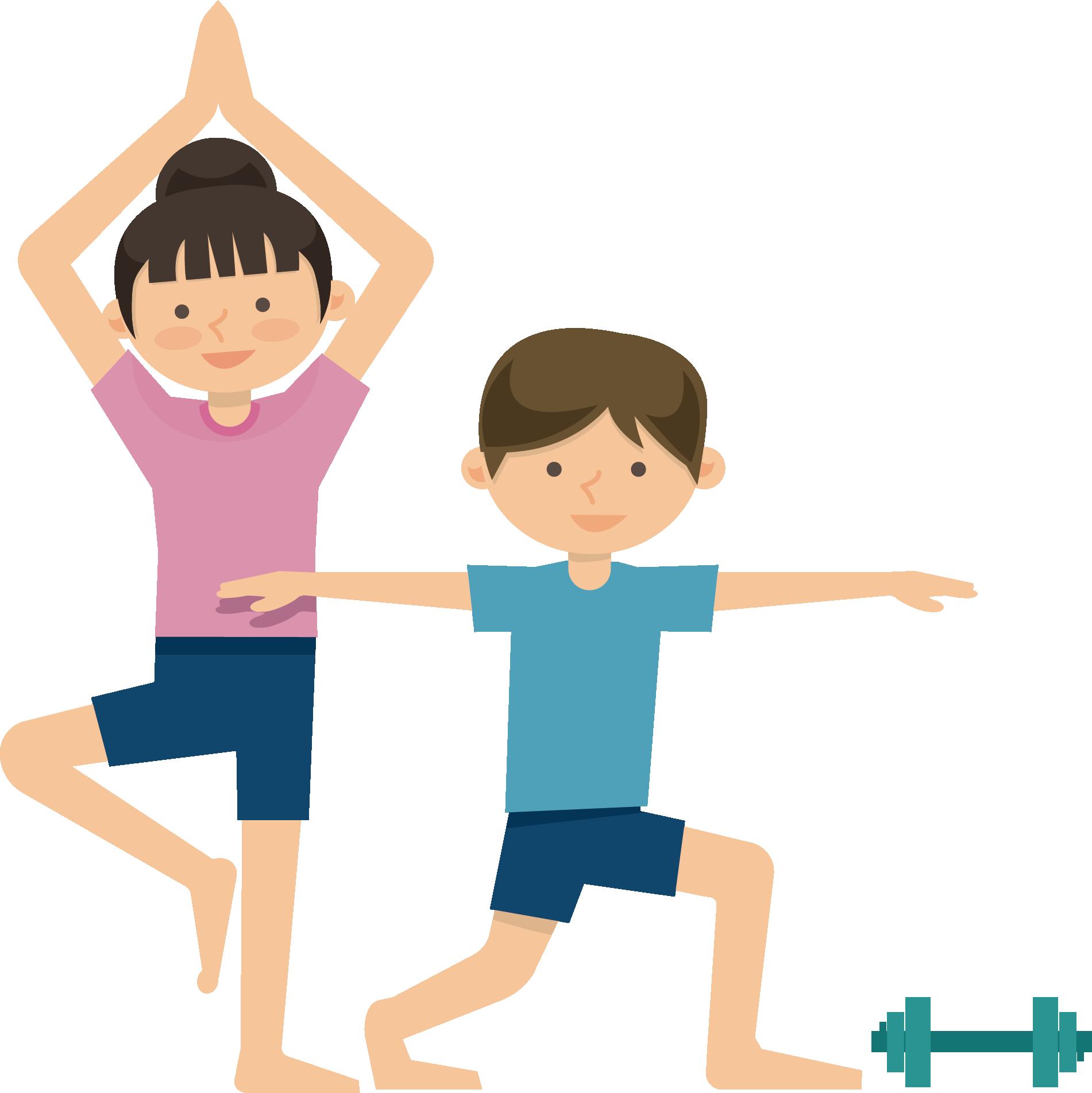 Exercise Cartoon PNG Transparent Images Free Download, Vector Files