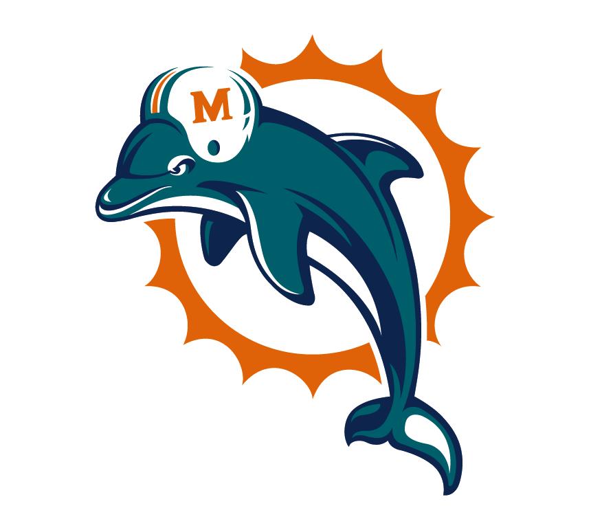 Miami Dolphins Logo In Light Blue Background HD Miami Dolphins