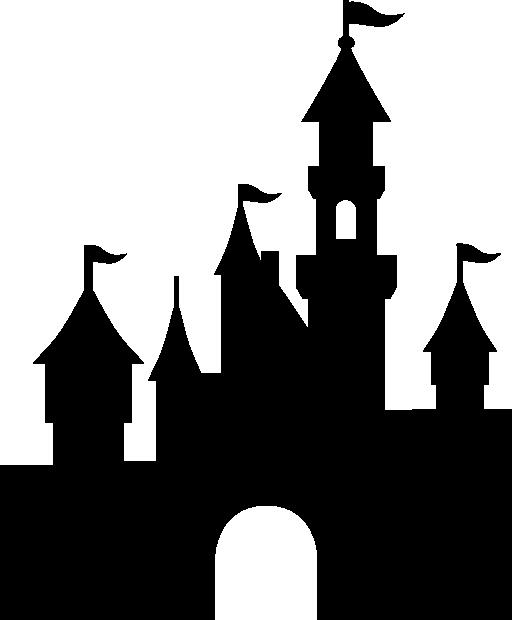 disney castle silhouettes