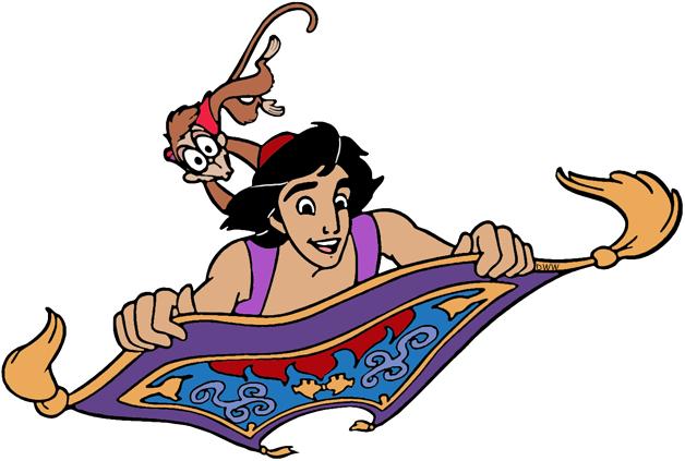 flying carpet aladdin clipart