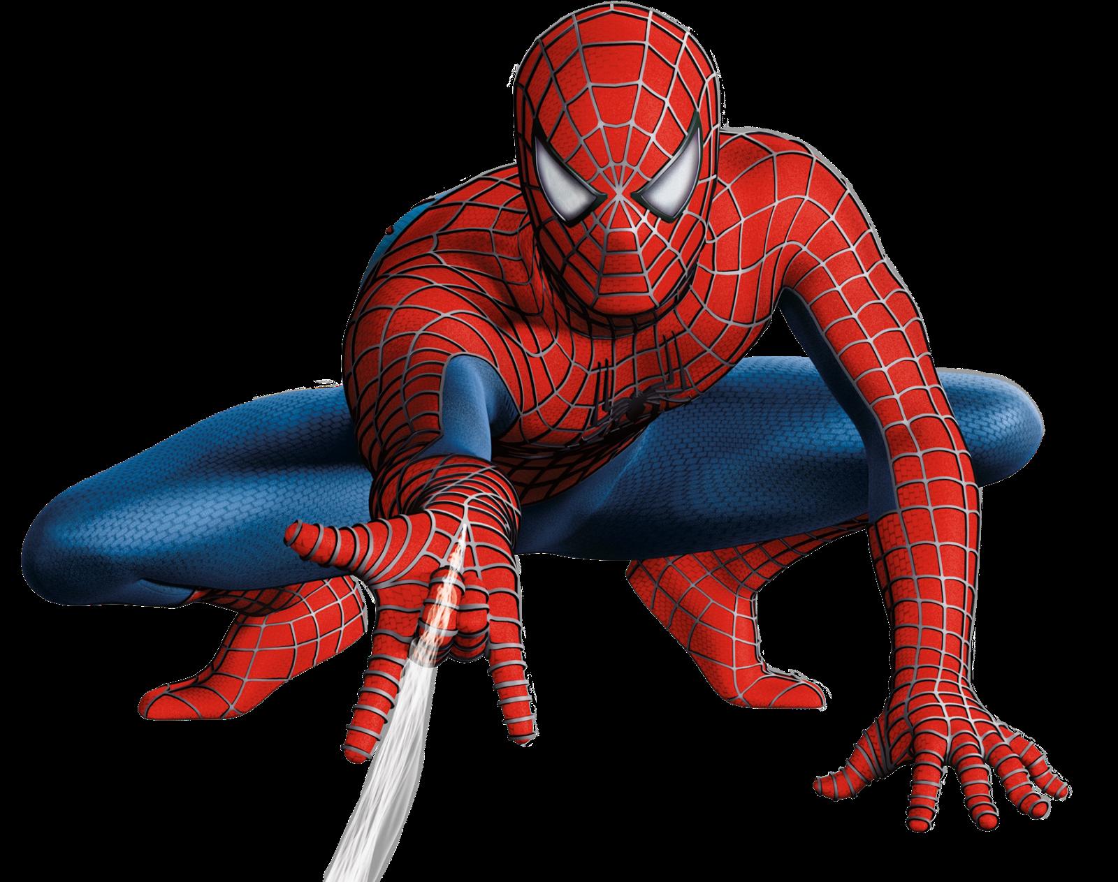 spiderman shooting web clip art