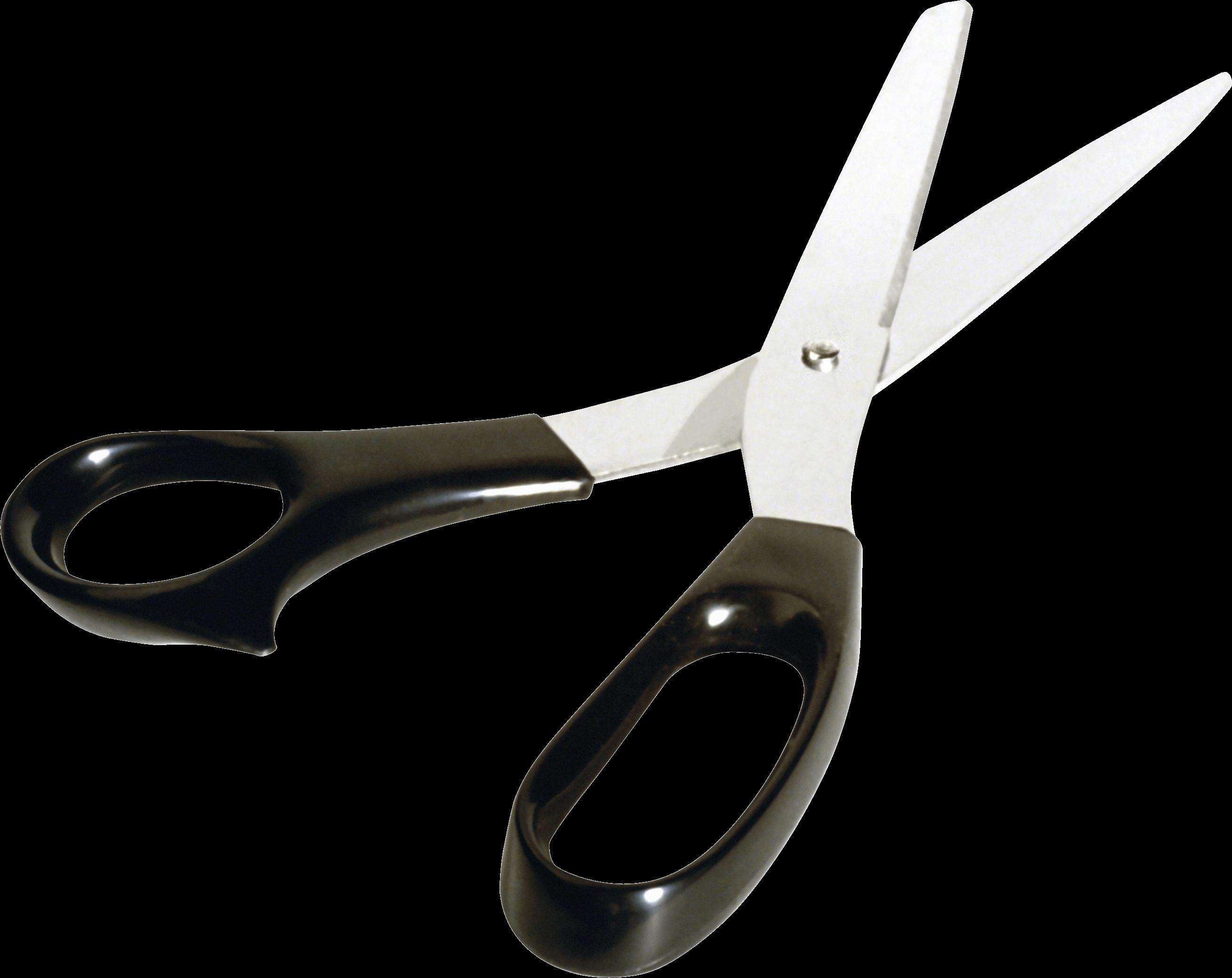 black scissors PNG image transparent image download, size: 2619x2080px