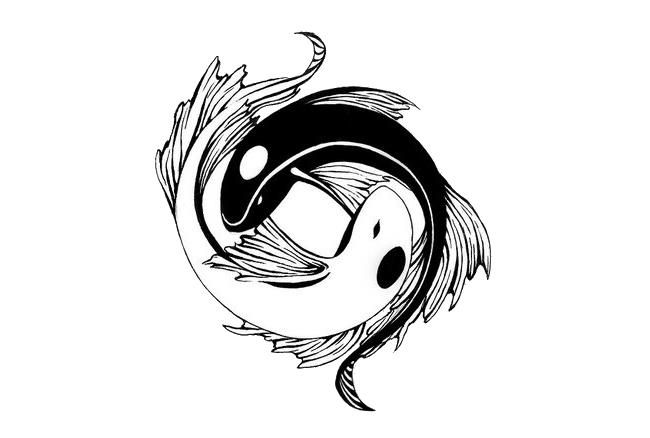 yin yang tattoo art