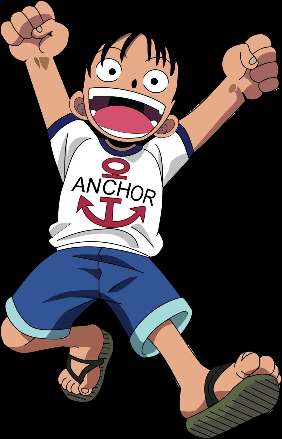 Kid Luffy PNG Image