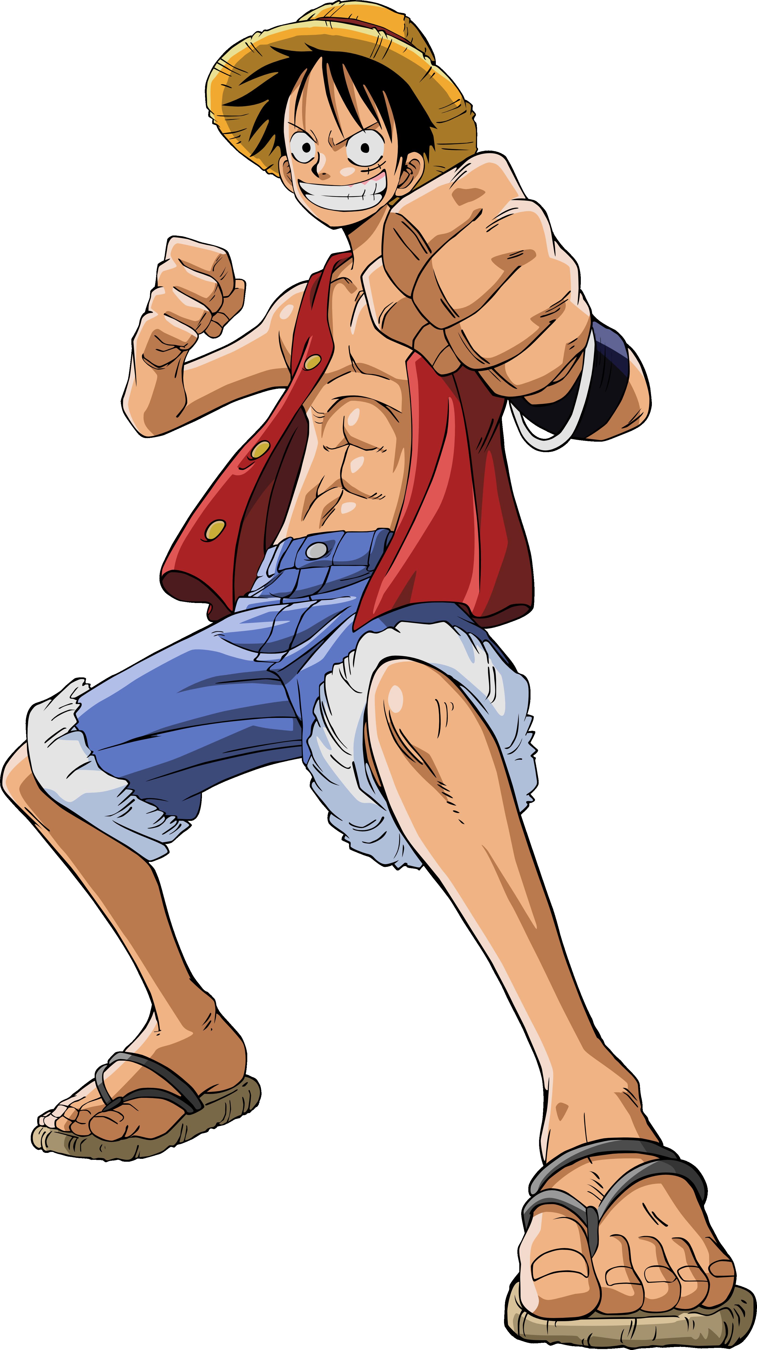 Anime One Piece Character Monkey D Luffy PNG Download