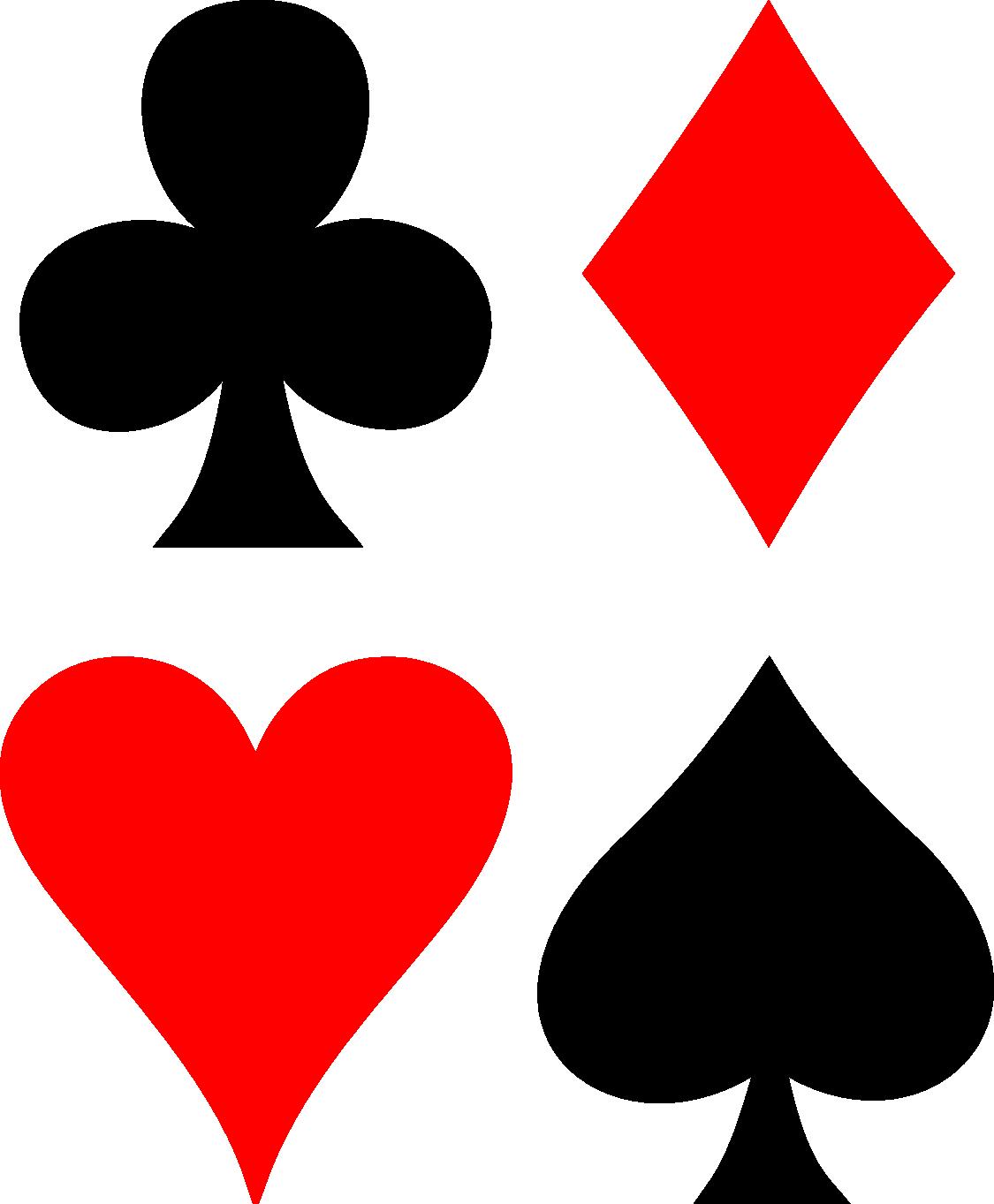 móda bdelý kyvadlová doprava playing cards symbols povzbudiť podniknúť ...