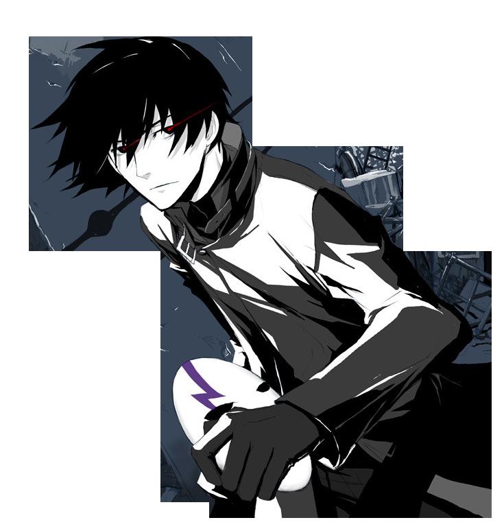 Anime Icon Pack , Darker than Black transparent background PNG