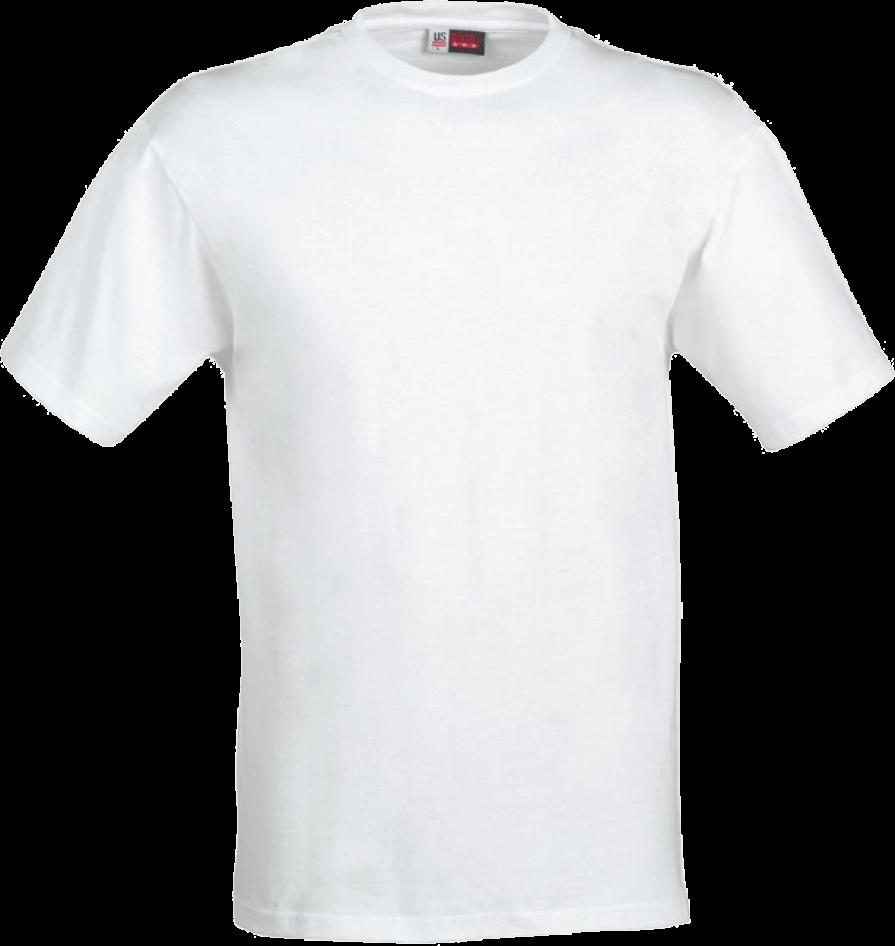 Plain white t shirt front and back clearance png