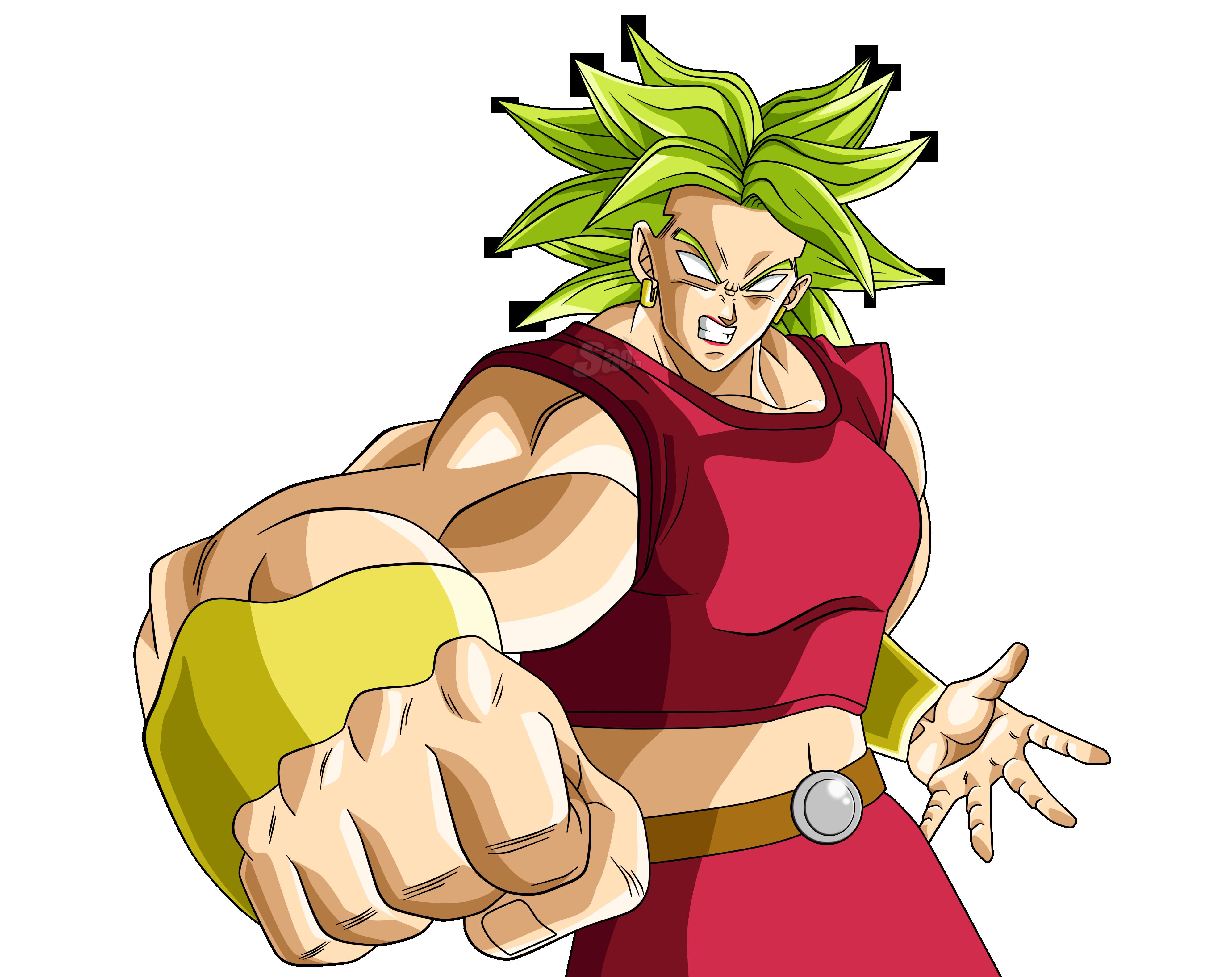 Super Saiyan 5 Broly, For PNG format with transparent backg…