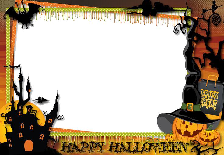 halloween ghost border clipart