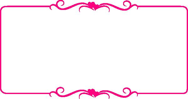 Download Pink Border Frame Transparent Background HQ PNG Image | FreePNGImg