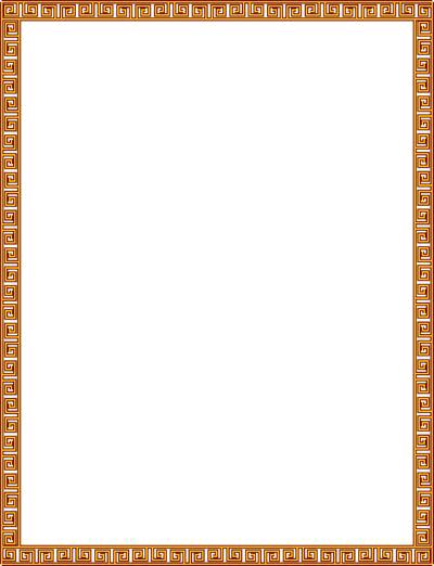 brown and gold border